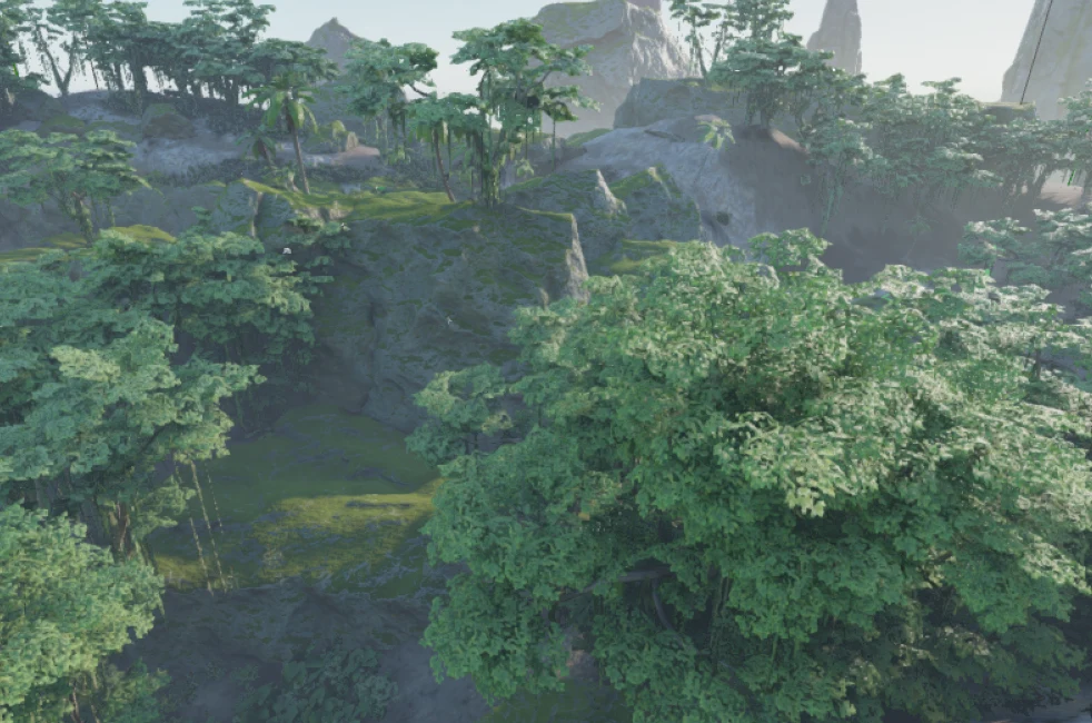Forest environment from the original portfolio.
